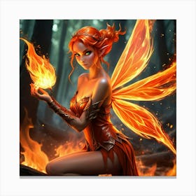 Fairy Fire Canvas Print