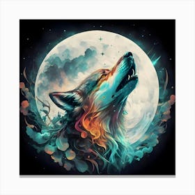 Howling Wolf Canvas Print