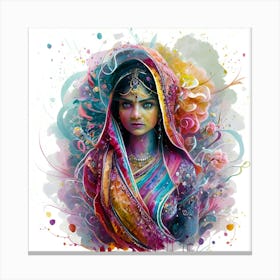 Indian Woman 4 Canvas Print