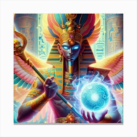 Ancient Egyptian God Ptah 1 Canvas Print