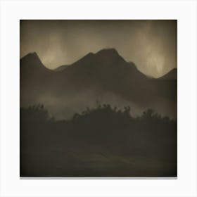 Mountain Range Canvas Print