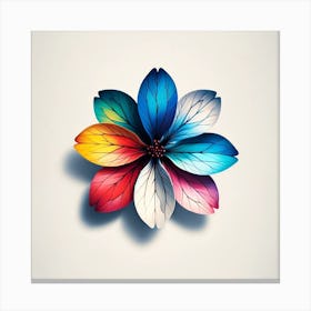 Paper Flower Canvas Print