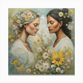 Two Sisters Canvas Print