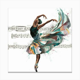 Ballet Dancer 5 Canvas Print