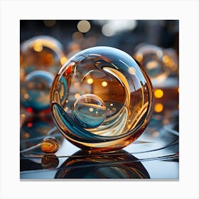 Glass Spheres 1 Canvas Print