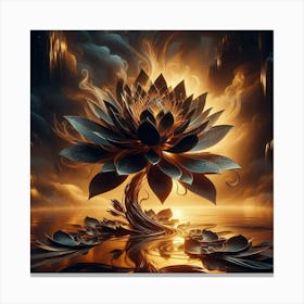 Lotus Flower 121 Canvas Print