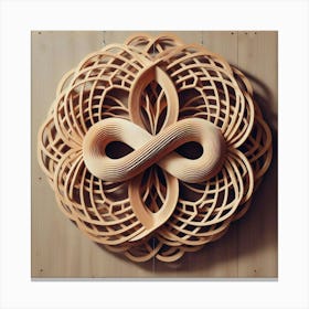 Ornate wooden carving 25 Canvas Print