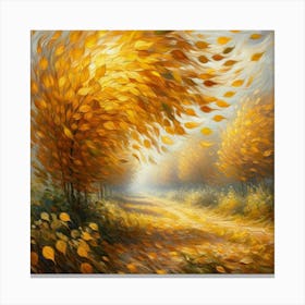 Autumn Blows 1 Canvas Print