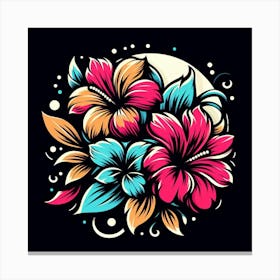 Hibiscus Flower Canvas Print