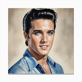 Elvis Presley The King Canvas Print