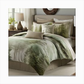 bedding Canvas Print