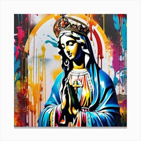 Virgin Mary 16 Canvas Print