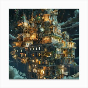 Castle In The Sky Canvas Print