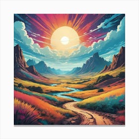 Valley of Dreams Canvas Print