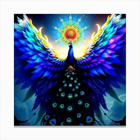 Peacock 1 Canvas Print