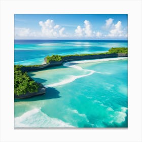 Island In The Sea Canvas Print