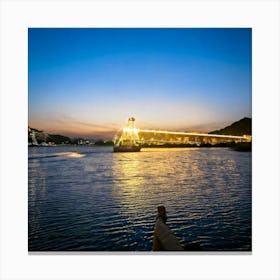 Firefly Light, Evening, Sky, Water, Night, Tourist Attraction, Movement, Time Lapse, Electricity, Ni (14) Canvas Print