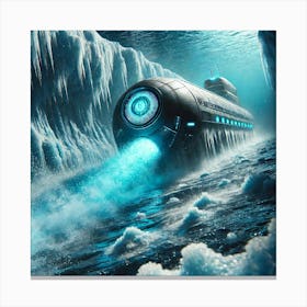 A Futuristic Sci Fi Depiction Of A Cryo Cloak In A Canvas Print