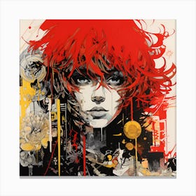 Red Haired Girl Canvas Print