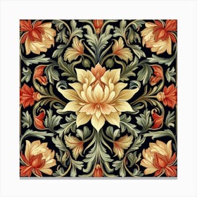 Floral Pattern Art 6 Canvas Print