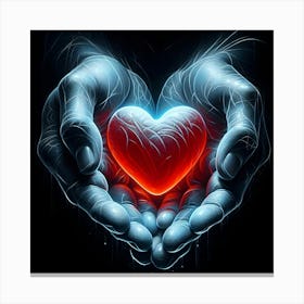 Heart Of Love 10 Canvas Print