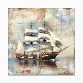 Sailing Ship Canvas Print Canvas Print