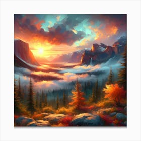 Enchanted Horizon 31 Canvas Print