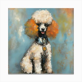 Poodle Canvas Print