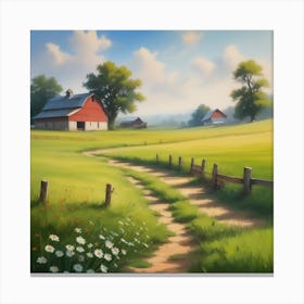 Country Road 51 Canvas Print