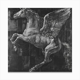 Unicorn With Wings Canvas Print