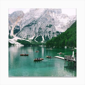 Dolomite Lake Canvas Print