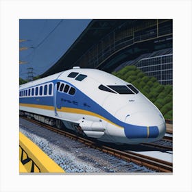 High Speed Train 2 Canvas Print