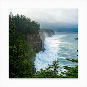 Olympic Cliffs Canvas Print