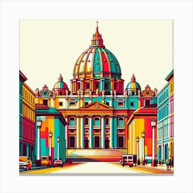 St. Peter’s Basilica 4 Canvas Print