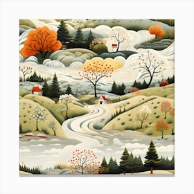 Autumn Landscape 2 Canvas Print