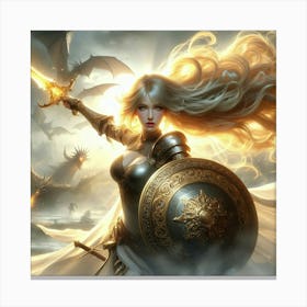 Elven Warrior 2 Canvas Print