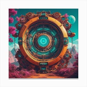 Spaceship Canvas Print