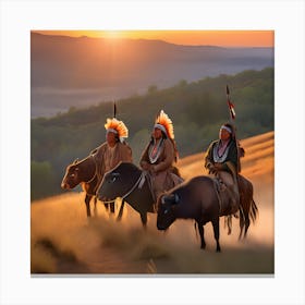 Native Americans 4 Canvas Print