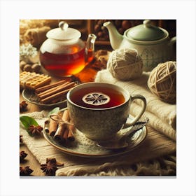 Tea Art 340 Canvas Print