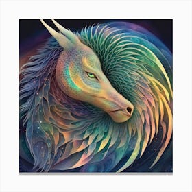 Psychedelic Horse Canvas Print