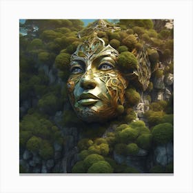 Elven Head Tree Canvas Print