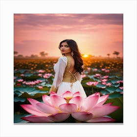 Lotus Flower Canvas Print