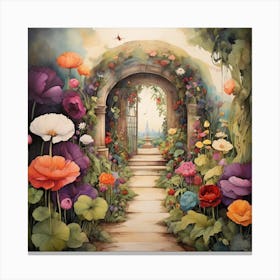 Garden Path 11 Canvas Print