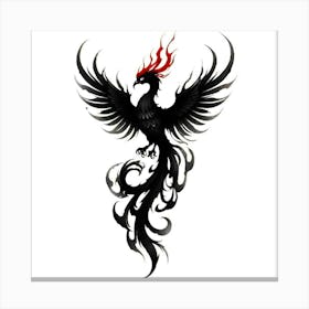 Phoenix Tattoo Canvas Print