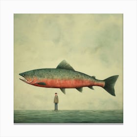 Fish In The Sky 2 Canvas Print