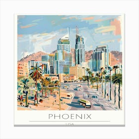 Phoenix Usa Canvas Print