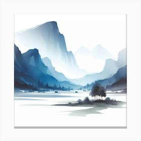 Yosemite Landscape Canvas Print