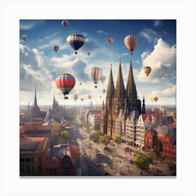 Hot Air Balloons Canvas Print