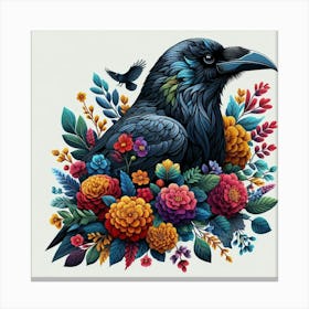 Crow 3 Canvas Print