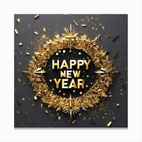 Happy New Year 84 Canvas Print